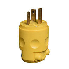 Soquete masculino geral amarelo da tomada elétrica de U38/3P U35/2S