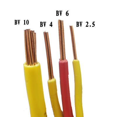 O PVC industrial isolou o cabo de fio elétrico flexível da BV